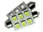 Preview: 42mm LED Soffitte 6 SMD 5050 3Chip C10W Hightech