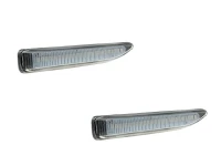 Preview: LED Seitenblinker Blinker Klar Silber Module für BMW 7er E67 2001-2008