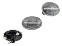 Preview: LED Seitenblinker Blinker Klar Silber für Mini Cooper R57 Cabrio 2009-2016