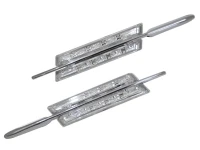 Preview: LED Seitenblinker Blinker Silber für BMW 5er E39 1995-2004