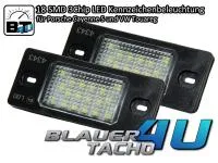 Preview: 18 SMD LED Kennzeichenbeleuchtung für Porsche Cayenne 2002-2010