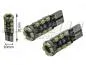 Preview: 2x 18 SMD 1210 LED Leuchtmittel Weiß 6000K Can-Bus w5w T10