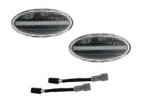 Preview: LED Seitenblinker Blinker Klar Silber Module für Mazda 3 Typ BK 2003-2009