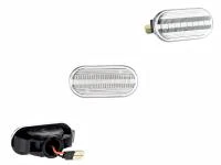 Preview: LED Seitenblinker Blinker Klar Silber Module für Nissan 350Z Typ Z33 2002-2009