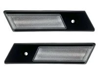 Preview: LED Seitenblinker Blinker Klar Silber Module für BMW E24 1975-1989