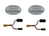 Preview: LED Seitenblinker Blinker Klar Silber Module für Opel Astra F Cabrio 1998-2000