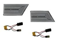 Preview: LED Seitenblinker Blinker Klar Silber Module für Opel Signum 2003-2008