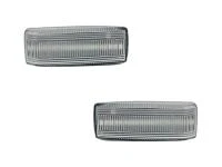 Preview: LED Seitenblinker Blinker Klar Silber für Mercedes C-Klasse W202 1993-2001