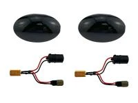 Preview: LED Seitenblinker Blinker Smoke Schwarz Module für Opel Astra F Cabrio 1998-2000