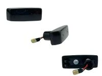 Preview: LED Seitenblinker Blinker Smoke Schwarz für Mercedes W201 1982-1993