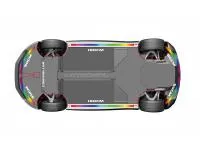 Preview: LETRONIX Rainbow RGB RGBIC LED Unterbodenbeleuchtung 2.0 (2x 90cm+180cm+90cm)