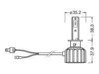 Preview: OSRAM LED H1 Night Breaker für Audi 80 1985-1992 Fernlicht