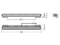 Preview: OSRAM LEDriving® Arbeits und Zusatzscheinwerfer Lightbar SX500-SP - LEDDL107-SP