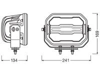 Preview: OSRAM LEDriving® Lightbar Arbeits und Zusatzscheinwerfer MX240-CB - LEDDL113-CB