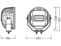 Preview: OSRAM LEDriving® Lightbar Arbeits und Zusatzscheinwerfer MX260-CB - LEDDL112-CB