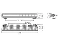 Preview: OSRAM LEDriving® Lightbar Arbeits und Zusatzscheinwerfer SX300-CB - LEDDL106-CB