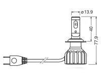 Preview: OSRAM Night Breaker H7 LED GEN2 Motorrad Abblendlicht für BMW R1200 RT 2005-2013