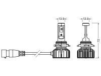 Preview: OSRAM Night Breaker LED SMART HB4 Nebelscheinwerfer für VW Caddy 3 Typ 2K 2010-2015