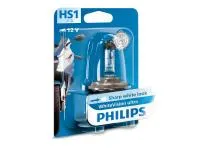 Preview: Philips HS1 12V 35/35W PX43t-38 WhiteVision Ultra Moto Motorrad Blister - 12636WVUBW