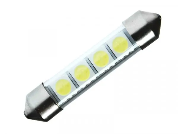 36mm 3x3-Chip SMD LED Soffitte Innenraumlicht, gelb