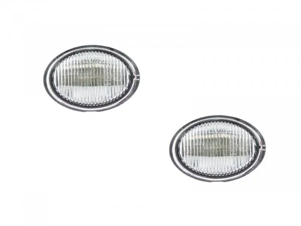 LED Seitenblinker Blinker Klar Silber für Fiat Bravo Typ 198 2007-2014