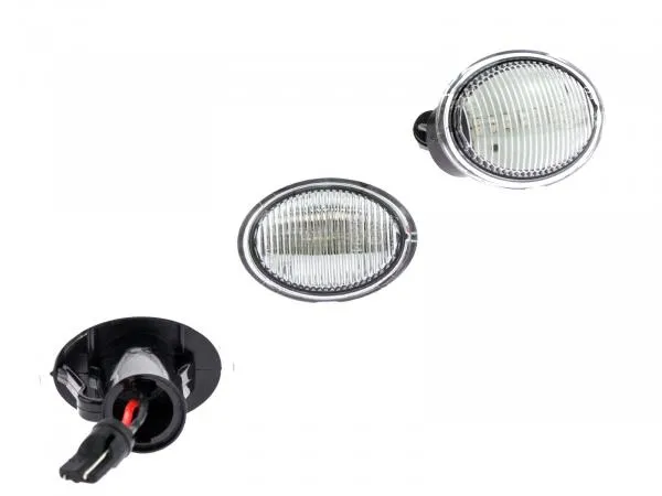 LED Seitenblinker Blinker Klar Silber für Fiat Bravo Typ 198 2007-2014