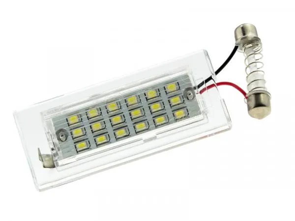 18 SMD LED Kennzeichenbeleuchtung für BMW E53 und E83 mit E-Prüfzeichen