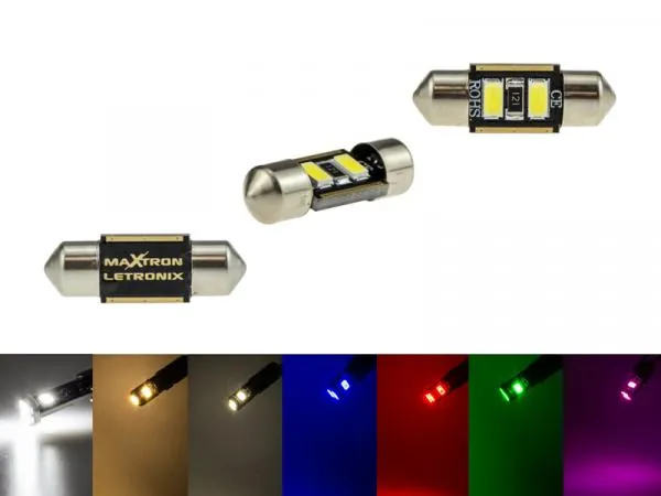 JKL, LED LED Kfz-Lampe Soffitte / 12 Vdc, 9 lm Grün
