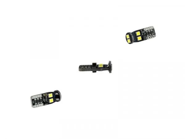 2x MaXlume® 6x SMD 2835 Ultra CAN-Bus LED 360LM w5w T10 Glassockel 12V 24V