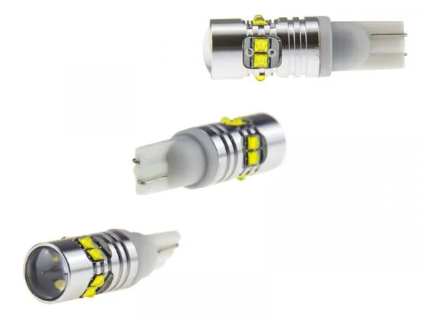 LIMOX LED Glassockel W5W T10 3x 2835 LED Canbus Weiß - LED W5W - LIMOX-LED  - Lampen/LED 