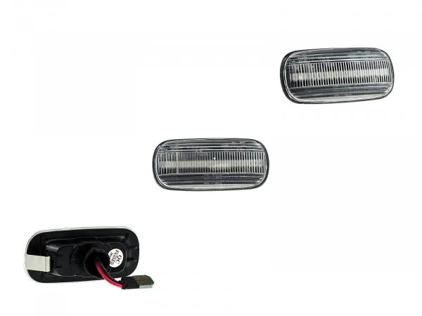 LED Seitenblinker Blinker Klar Silber Module für Audi A4 B6 2000-2005