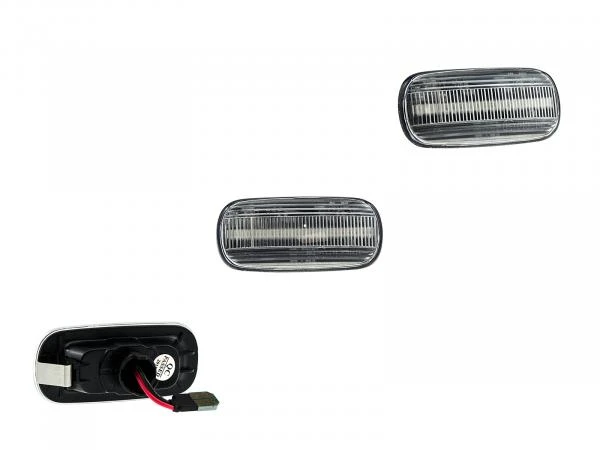 LED Seitenblinker Blinker Klar Silber Module für Audi A6 C7 2005-2011