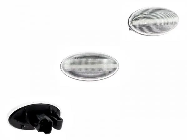 LED Seitenblinker Blinker Klar Silber Module für Citroen Jumpy 1995-2006