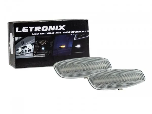 LED Seitenblinker Blinker Klar Silber Module für Lexus E350 2006-2009