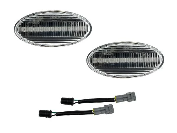 LED Seitenblinker Blinker Klar Silber Module für Mazda 3 Typ BK 2003-2009