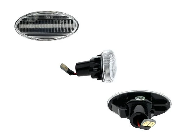 LED Seitenblinker Blinker Klar Silber Module für Mazda 5 Typ CR 2005-2010