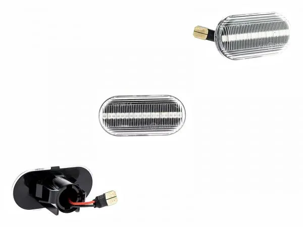 LED Seitenblinker Blinker Klar Silber Module für Renault Clio I Typ 57 1990-1998