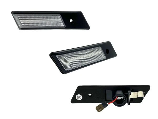 LED Seitenblinker Blinker Klar Silber Module für BMW E24 1975-1989