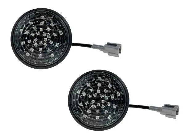 LED Seitenblinker Blinker Klar Silber Module für Nissan 370Z Typ Z34 2008-2020