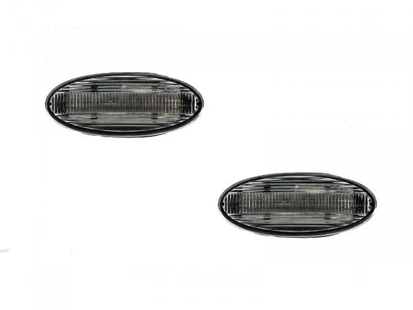 LED Seitenblinker Blinker Klar Silber für Smart Forfour Typ W453 ab 2014