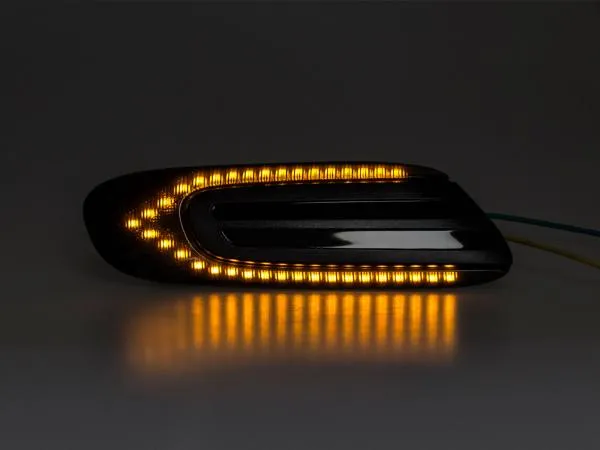 LED Seitenblinker Blinker Smoke Schwarz für Mini Cooper F55 5-Türer 2014-2018