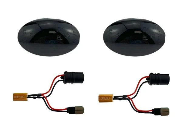 LED Seitenblinker Blinker Smoke Schwarz Module für Opel Astra F Cabrio 1998-2000