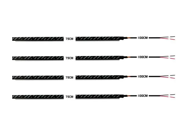 LETRONIX Full LED Ambientebeleuchtung für 4 Türen 12V Farbauswahl