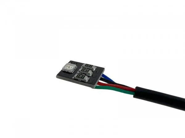 LETRONIX RGB LED Modul Aufnahme 3mm 4mm 5mm oder 6mm für LED Ambientebeleuchtung