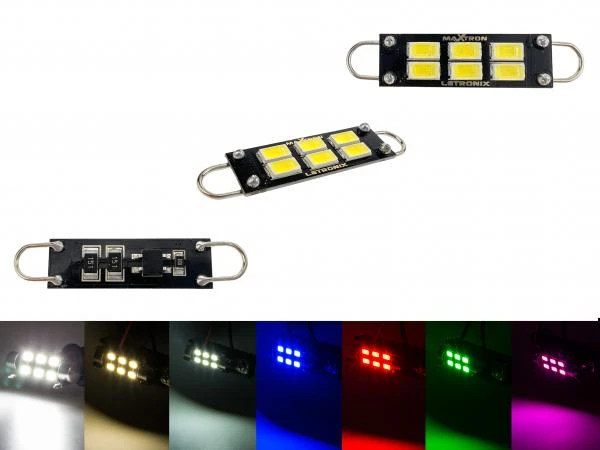 NAUXIU LED-Soffitte für Autos, 31 mm, 12 V, Weiß, 6500 K, 1 Stück