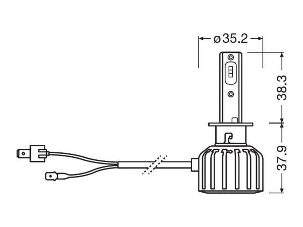 OSRAM LED H1 Night Breaker für Alfa Romeo Alfa 6 Typ 119 1979-1983 Fernlicht