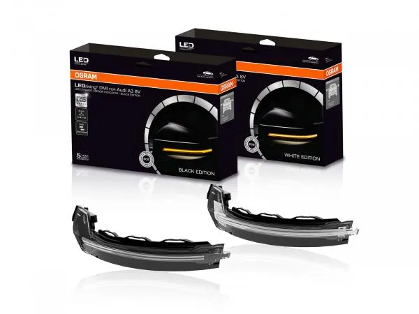 OSRAM LEDriving® Dynamische LED Spiegelblinker für Audi A3 8V ab 2013 Weiß