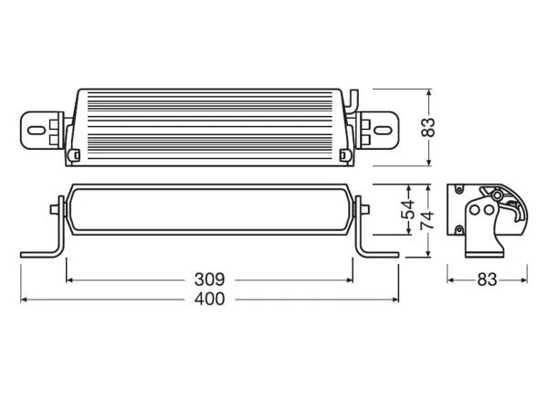 OSRAM LEDriving® LED Lightbar Zusatzscheinwerfer FX250-SP GEN 2 - LEDDL129-SP