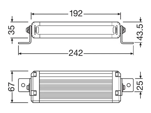 OSRAM LEDriving® LED Lightbar Zusatzscheinwerfer VX180-SP SR - LEDDL122-SP SR