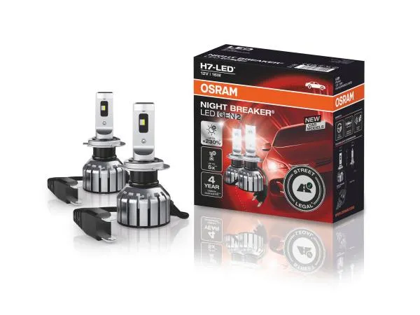 OSRAM Night Breaker H7 LED GEN2 Fernlicht für Hymer Elddis / Compass EHG250